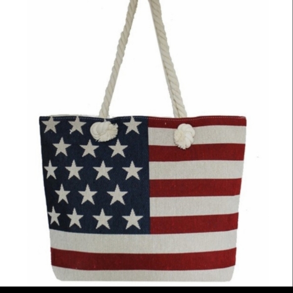 American Flag Tote - Picture 2 of 5